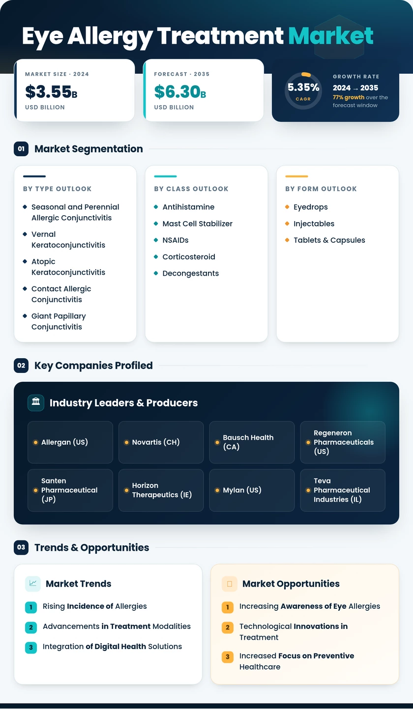 Eye Allergy Treatment Market Research Report - Forecast till 2035 Infographic