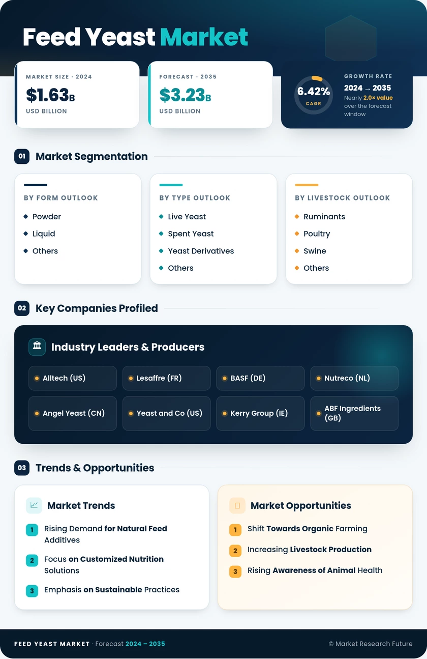 Feed Yeast Market Research Report - Global Forecast till 2035 Infographic
