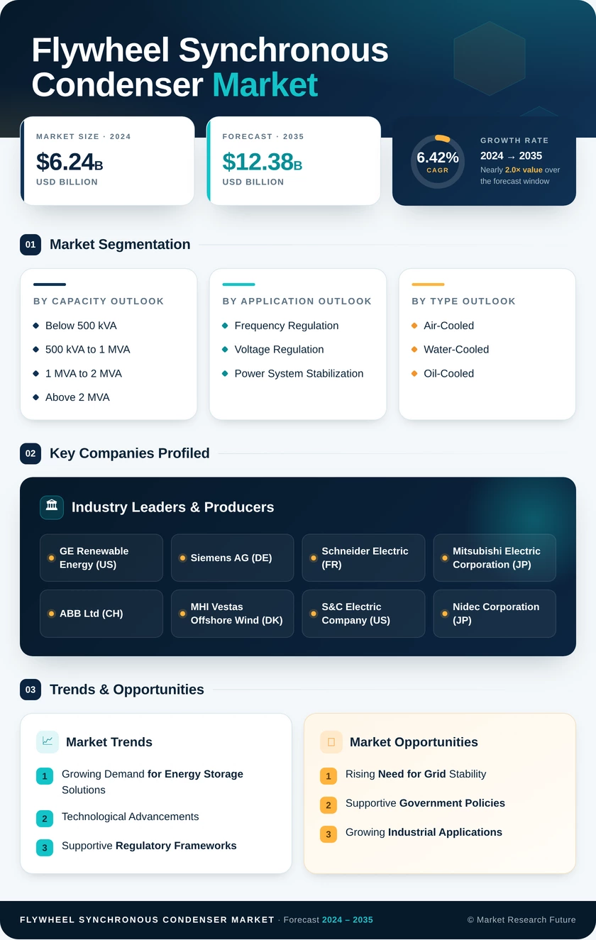Flywheel Synchronous Condenser Market Research Report — Global Forecast till 2035 Infographic