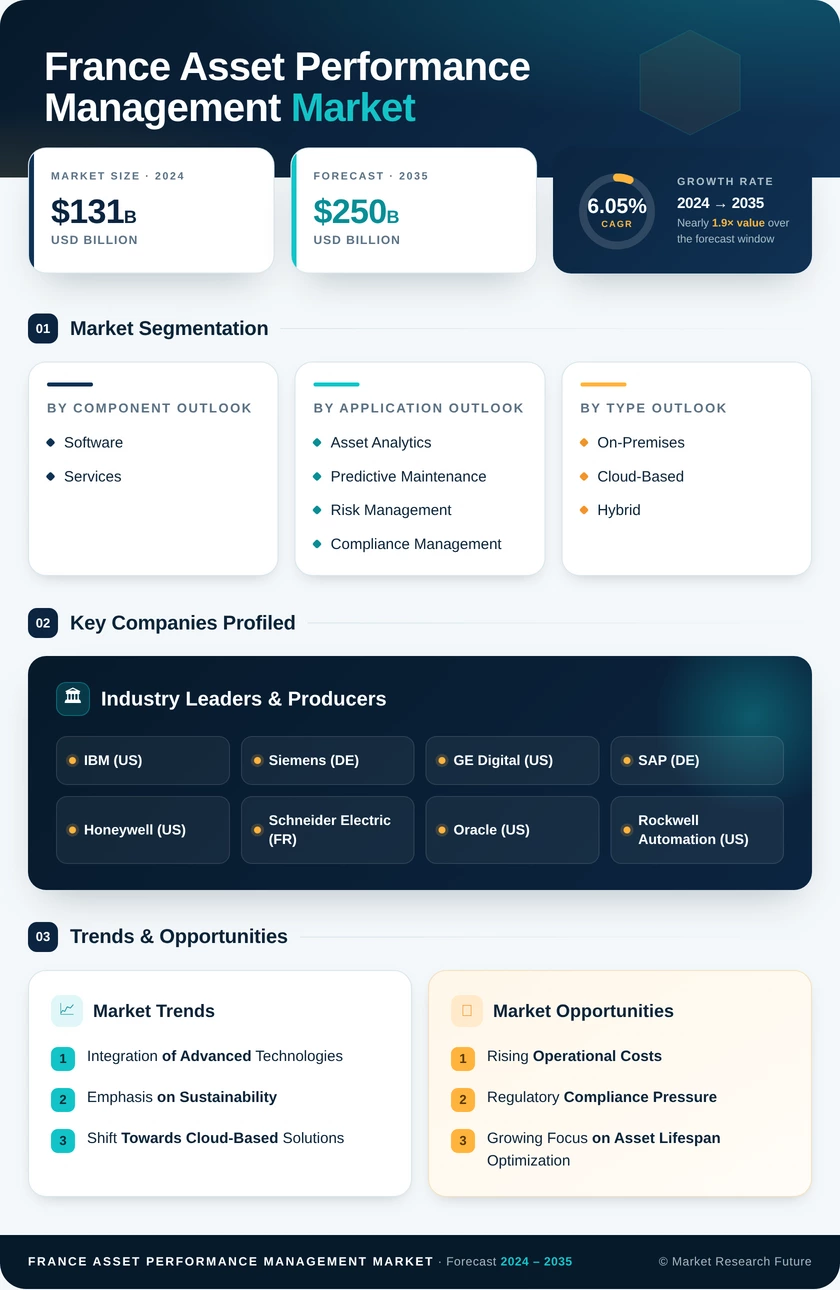 France Asset Performance Management Market Research Report - Forecast till 2035 Infographic