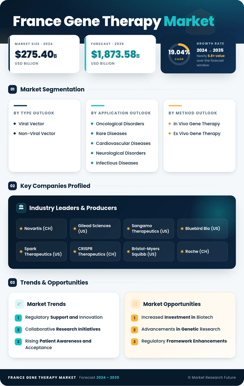 France Gene Therapy Market Research Report - Forecast to 2035 Infographic