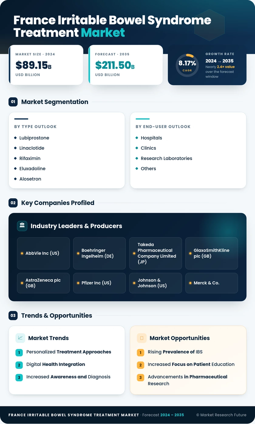 France Irritable Bowel Syndrome Treatment Market Infographic