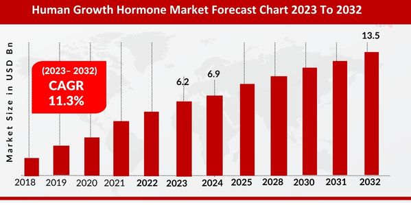 Human Growth Hormone Market Forecast Overview Chart 2023 To 2032