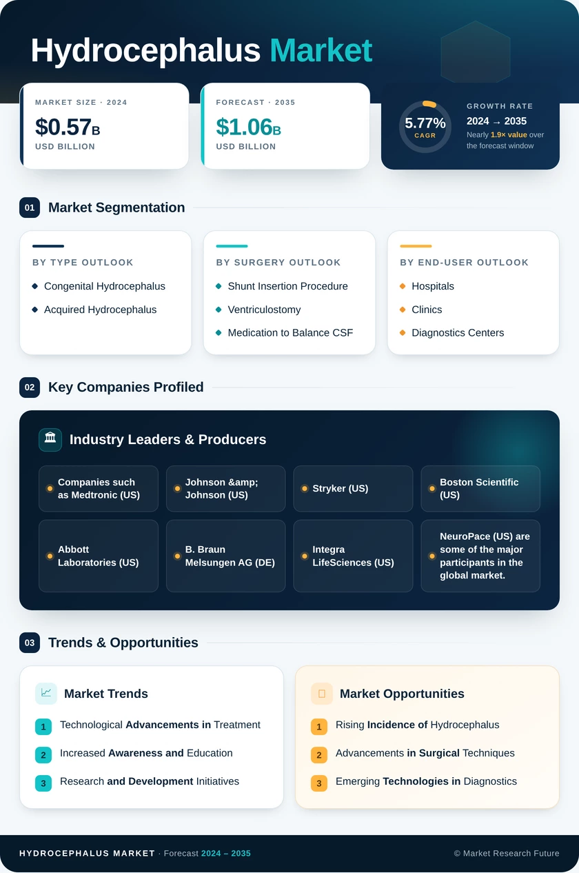 Hydrocephalus Market Research Report - Forecast till 2035 Infographic
