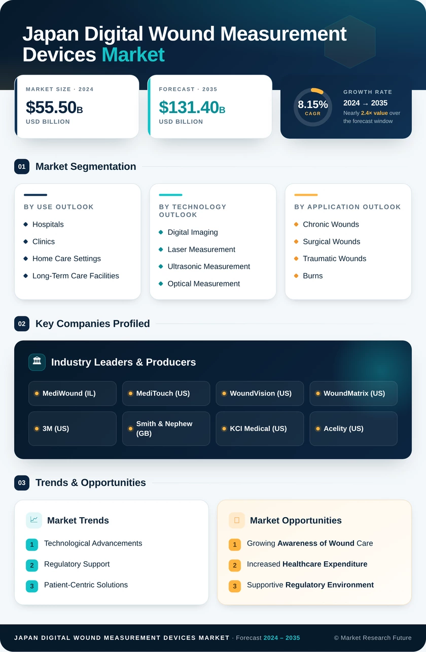 Japan Digital Wound Measurement Devices Market Research Report - Forecast to 2035 Infographic