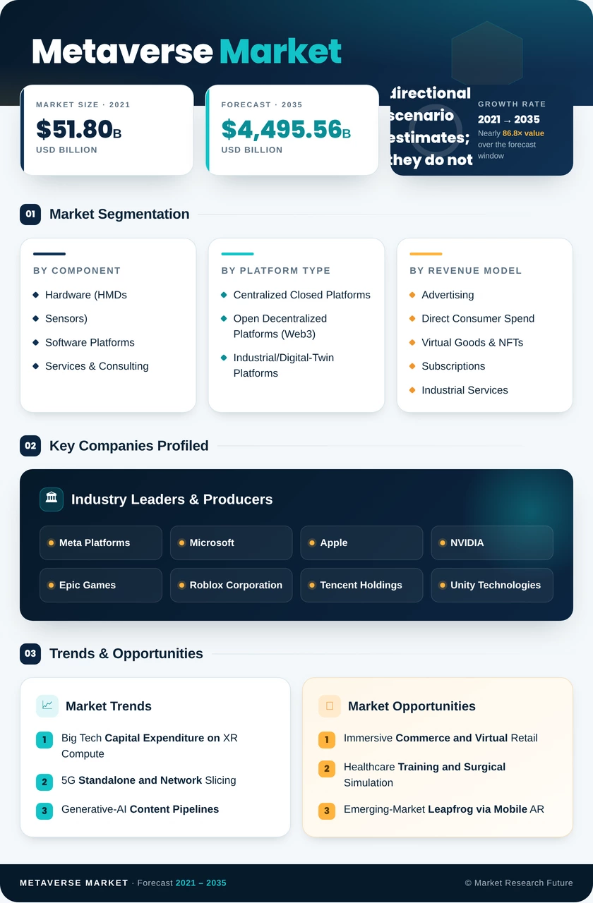Metaverse Market Research Report - Global Forecast till 2035 Infographic