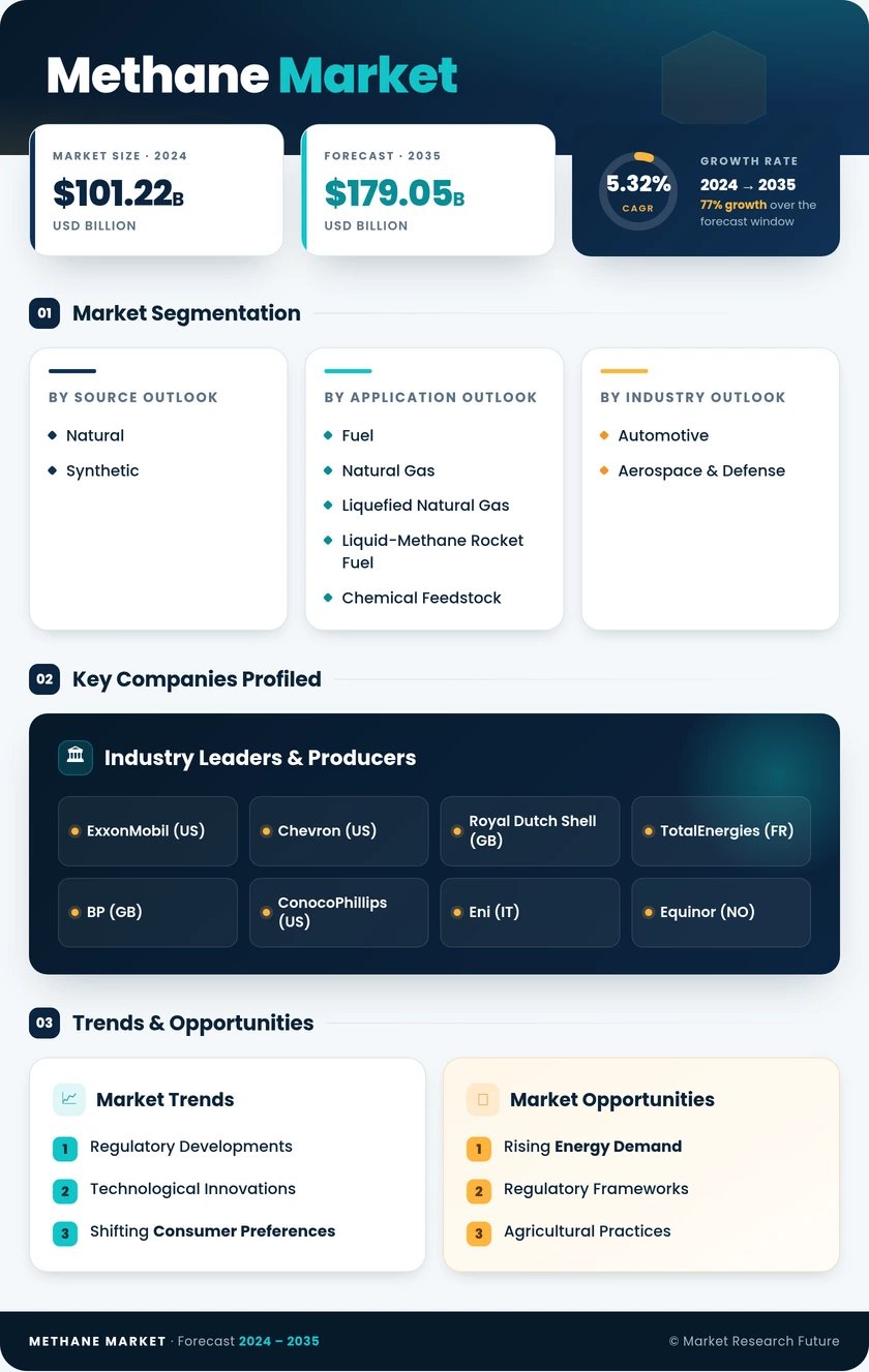 Methane Market Research Report – Global Forecast till 2035 Infographic