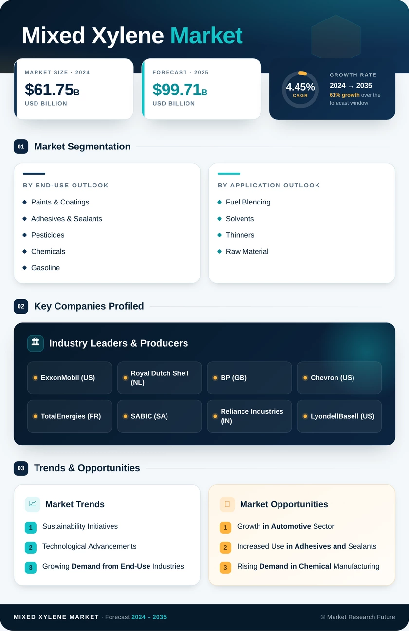 Mixed Xylene Market Research Report – Global Forecast till 2035 Infographic