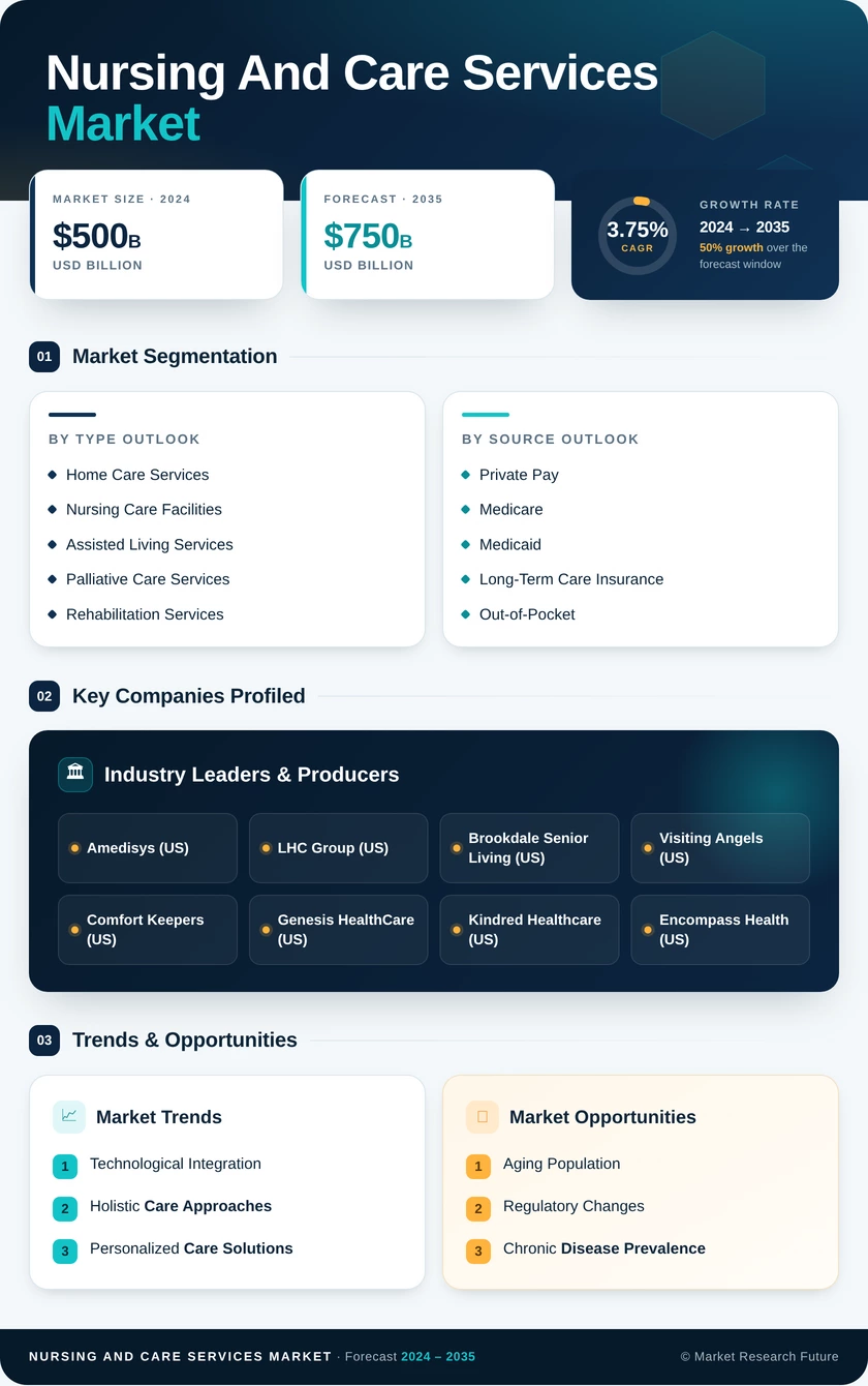 Nursing and Care Services Market Infographic