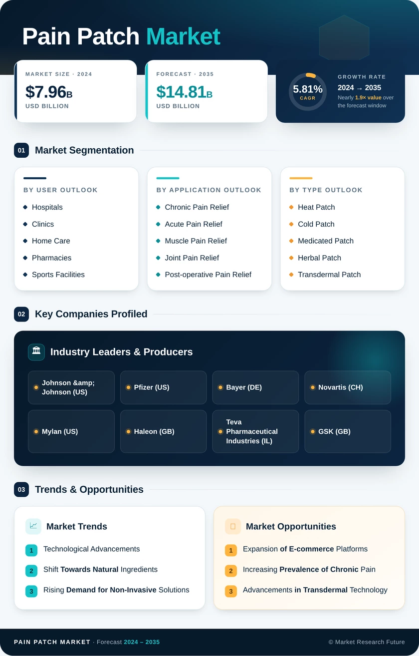 Pain Patch Market Research Report - Forecast till 2035 Infographic