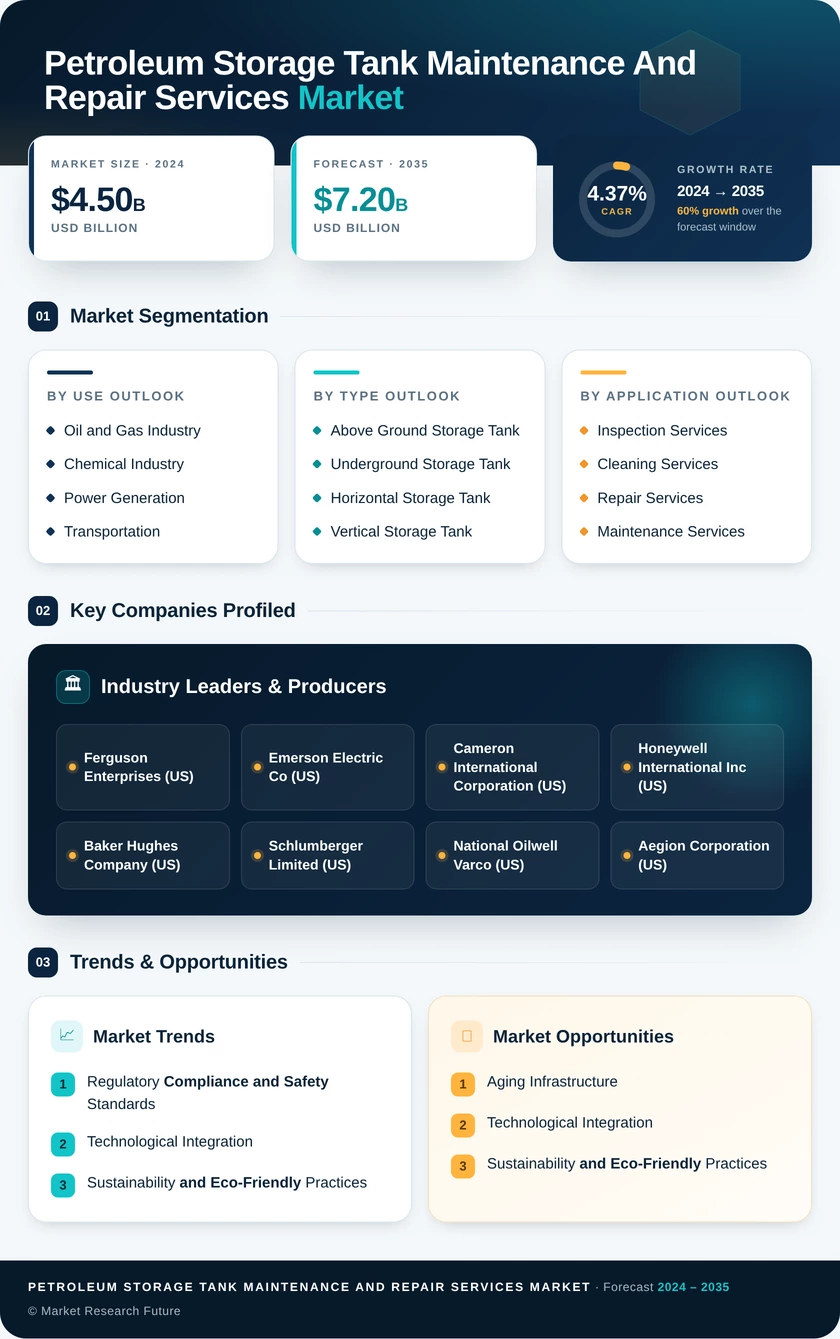 Petroleum Storage Tank Maintenance and Repair Services Market Infographic