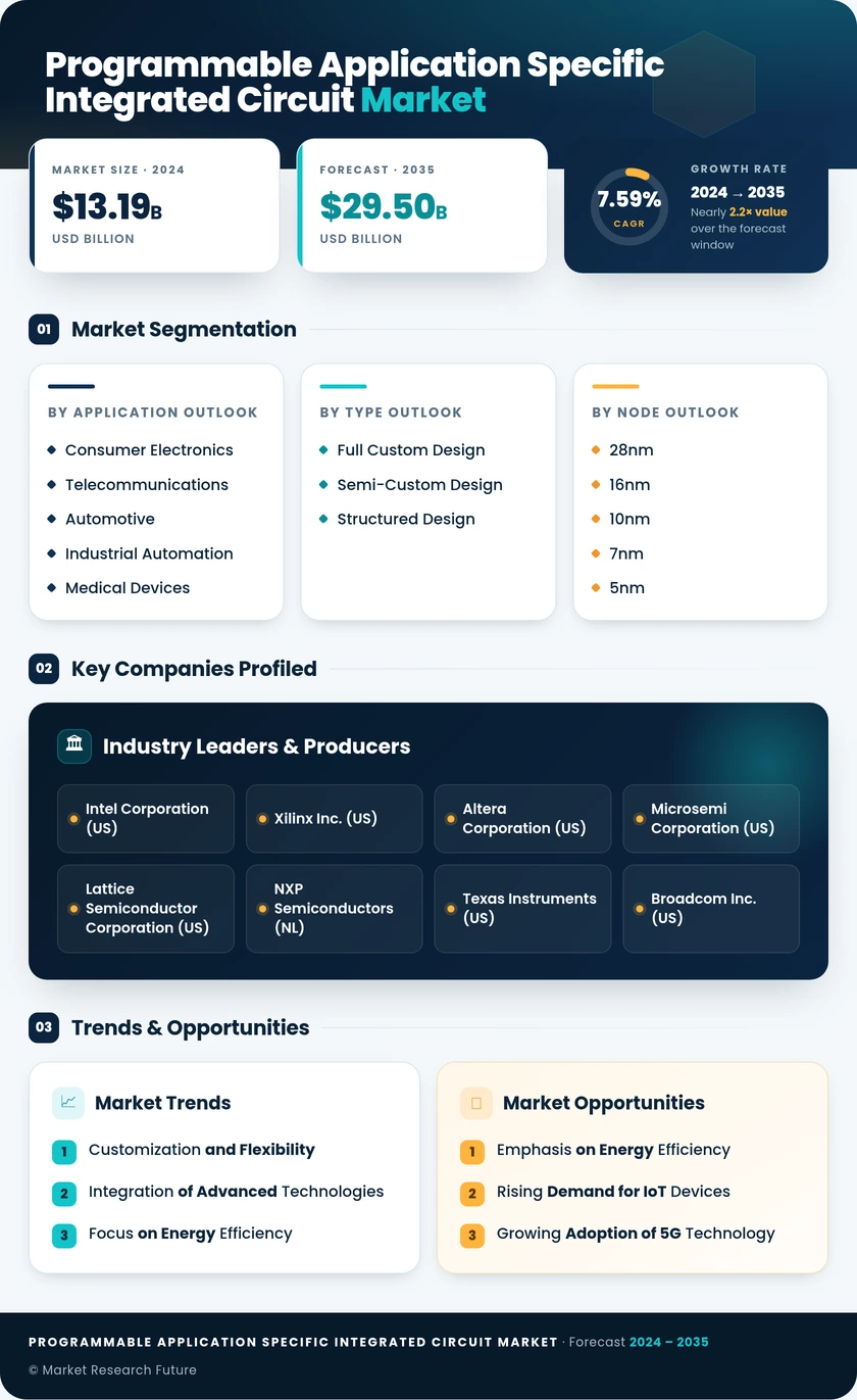Programmable Application Specific Integrated Circuit Market Research Report - Forecast Till 2035 Infographic
