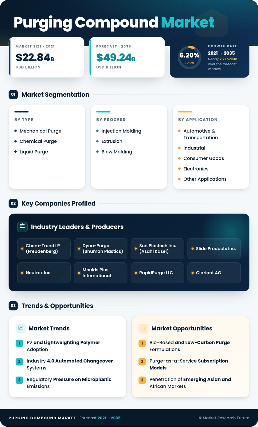 Purging Compound Market Research Report- Forecast to 2035 Infographic