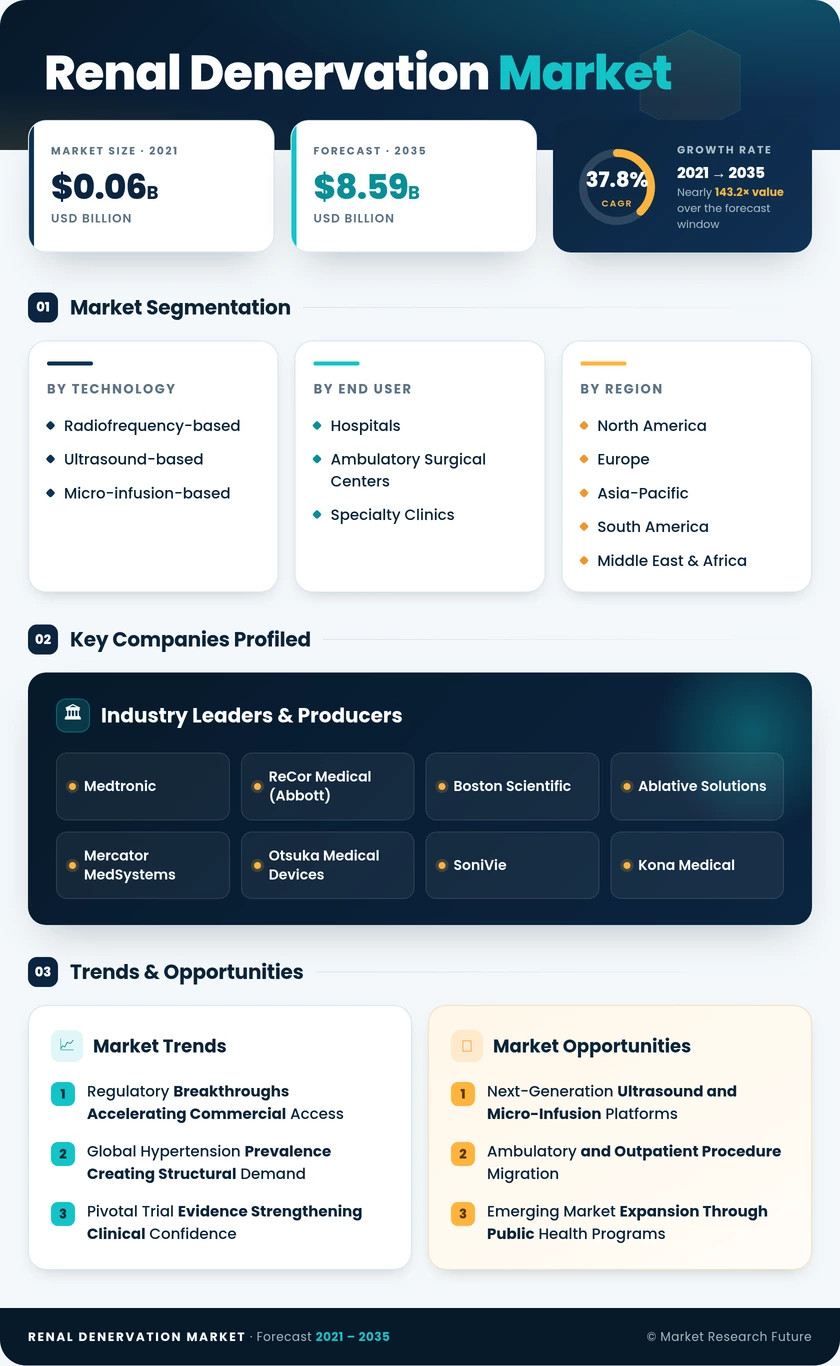 Renal Denervation Market Research Report - Forecast till 2035 Infographic
