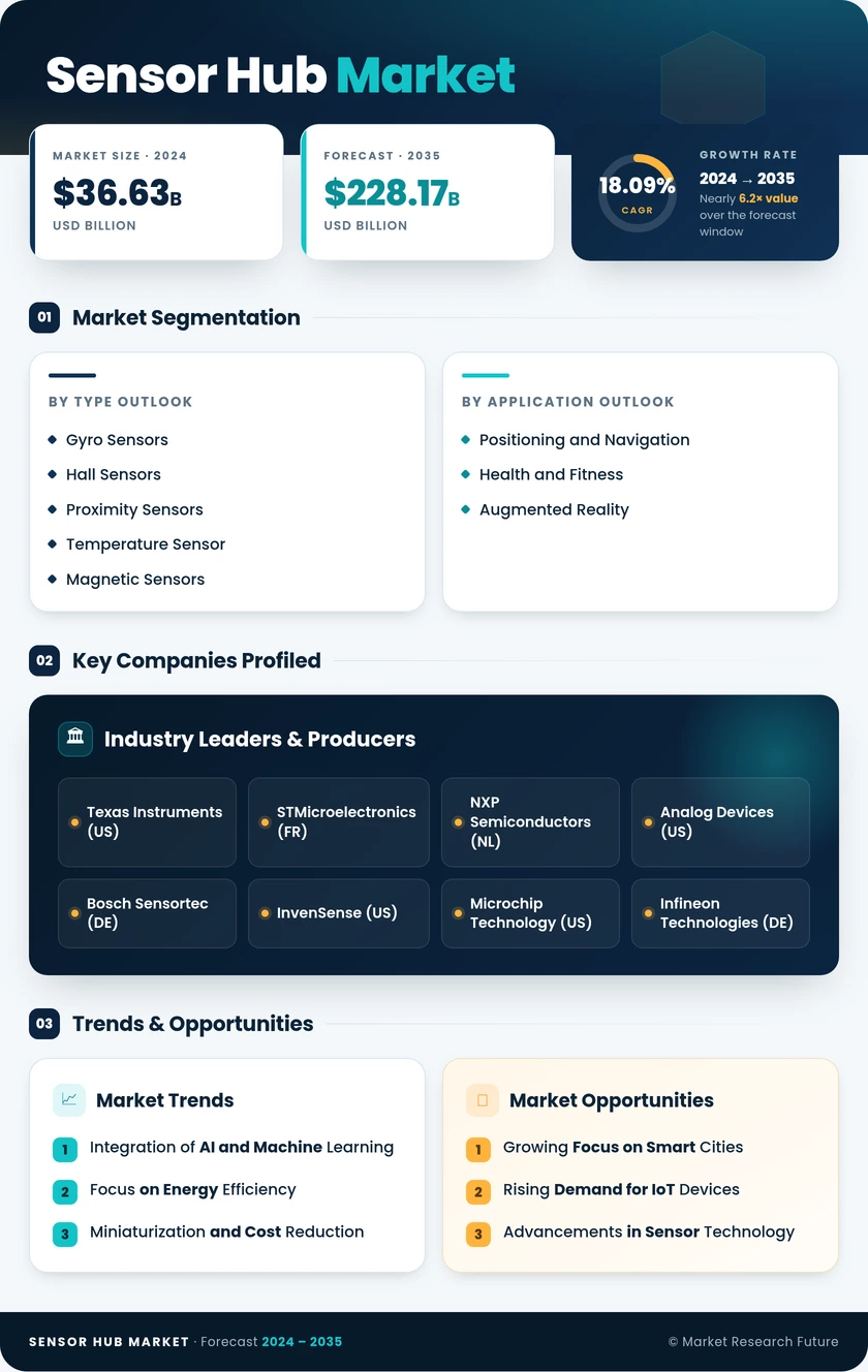 Global Sensor Hub Market Research Report- Forecast 2035 Infographic