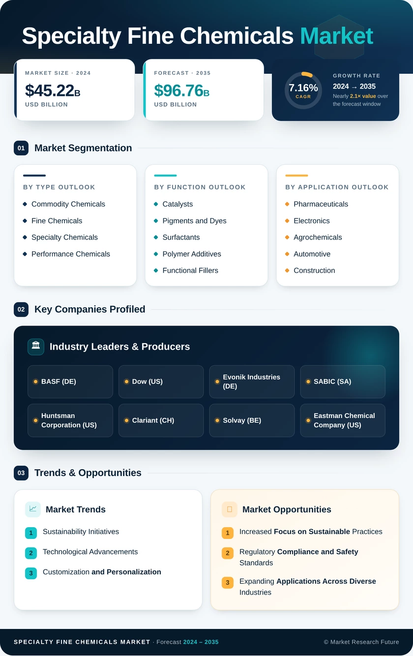 Specialty And Fine Chemicals Market Research Report - Global Forecast till 2035 Infographic