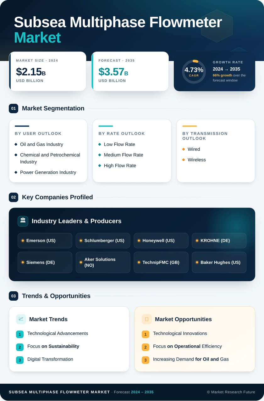 Subsea Multiphase Flowmeter Market Research Report — Global Forecast till 2035 Infographic