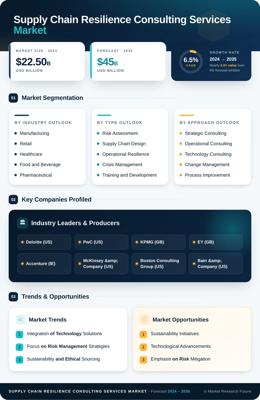 Supply Chain Resilience Consulting Services Market Infographic