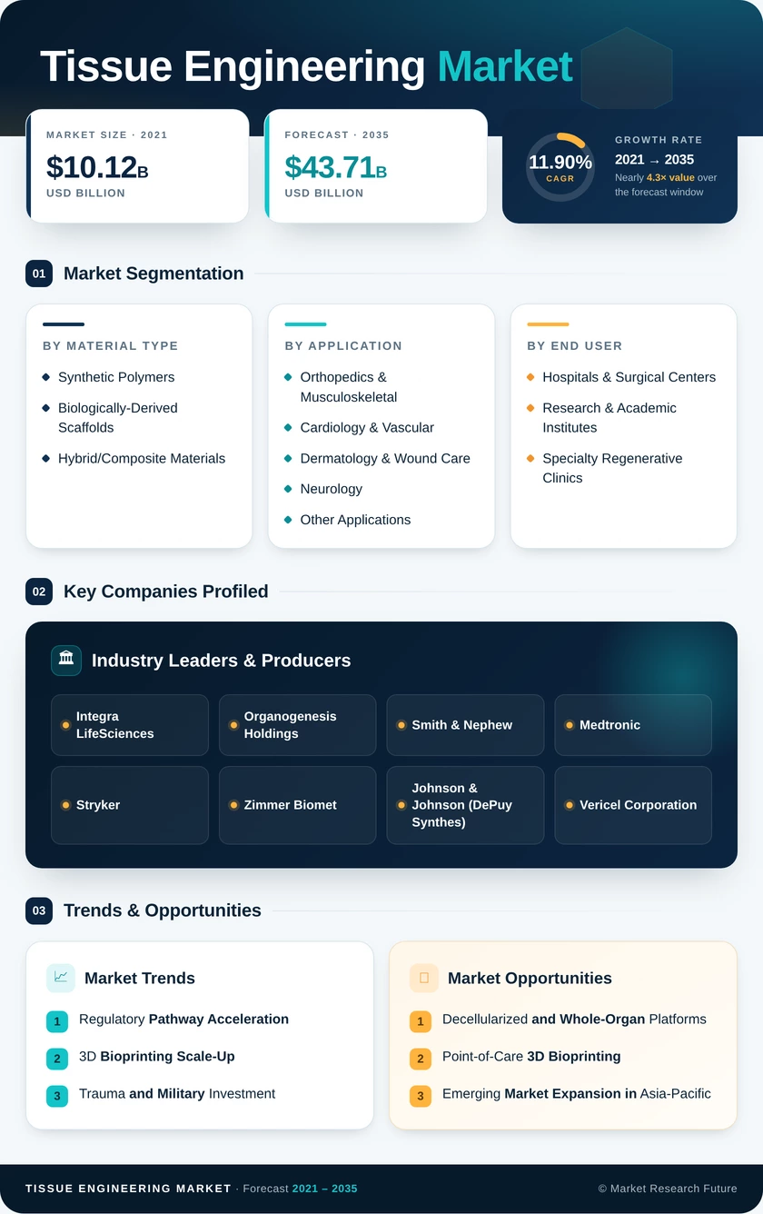 Tissue Engineering Market Research Report - Global Forecast till 2035 Infographic
