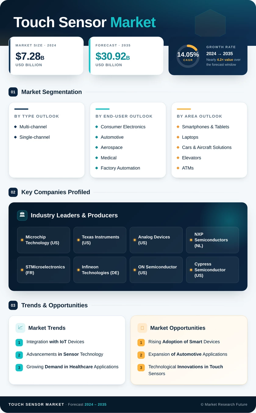 Touch Sensors Market Research Report-Global Forecast till 2035 Infographic