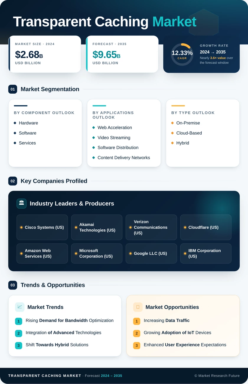 Transparent Caching Market Research Report - Forecast to 2035 Infographic