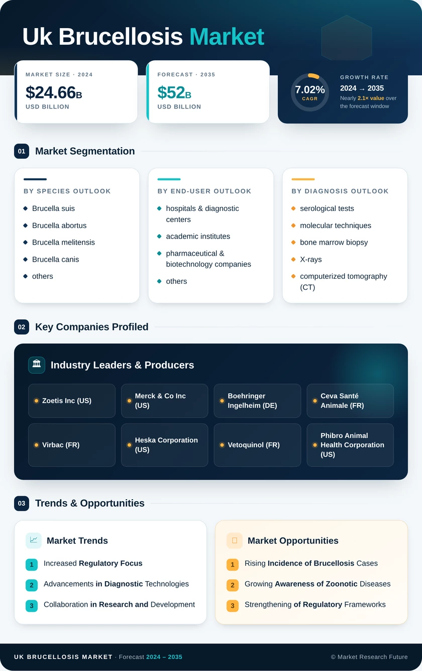 UK Brucellosis Market Research Report- Forecast To 2035 Infographic