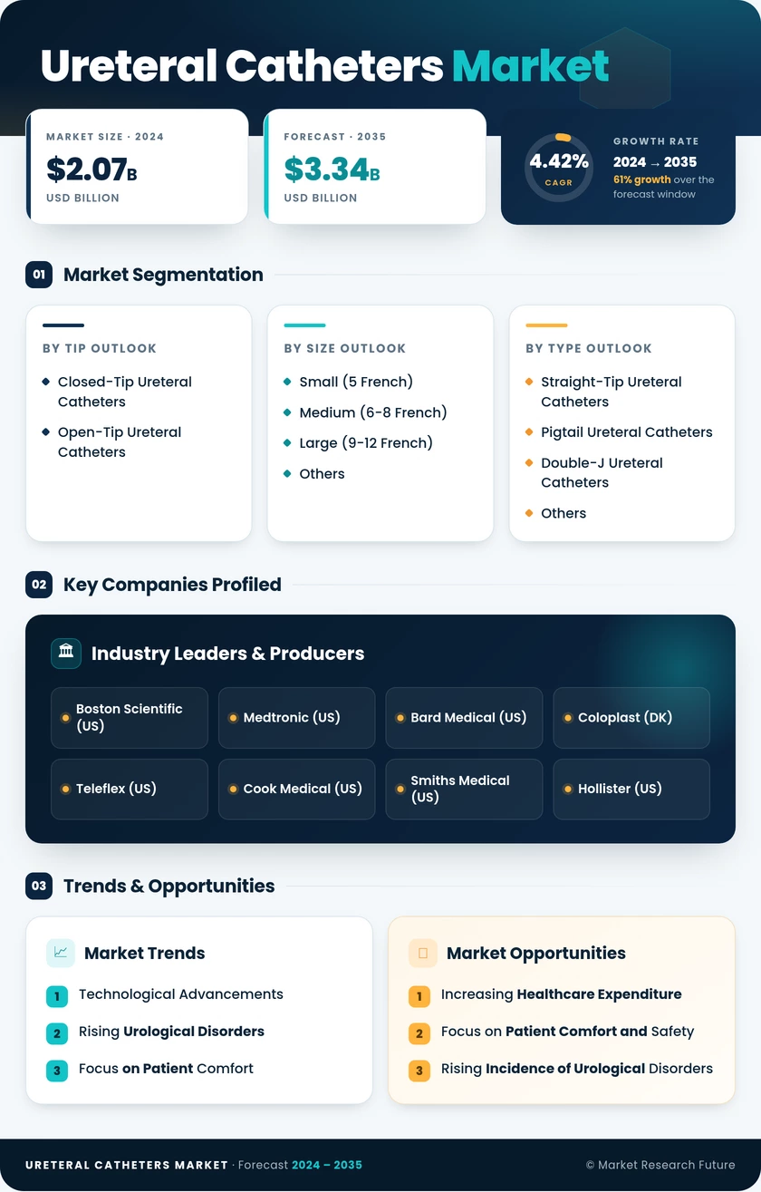 Ureteral Catheters Market Research Report — Global Forecast till 2035 Infographic