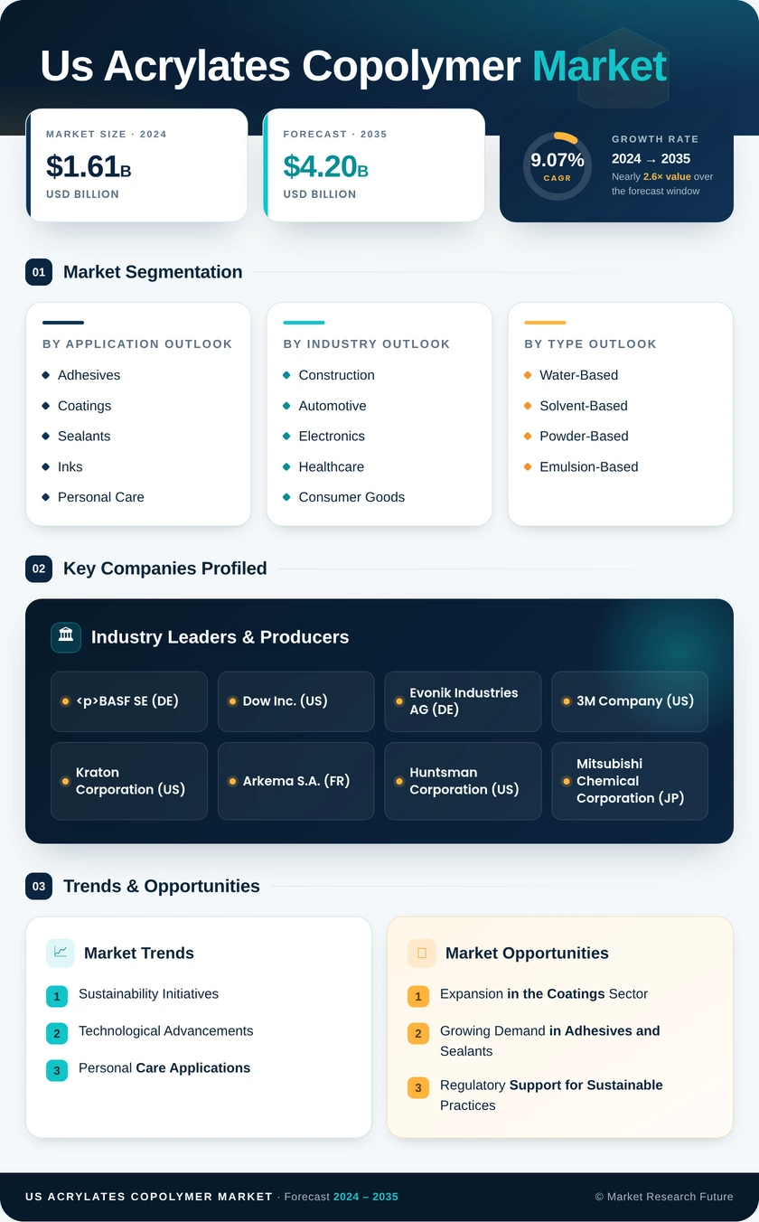 US Acrylates Copolymer Market Infographic