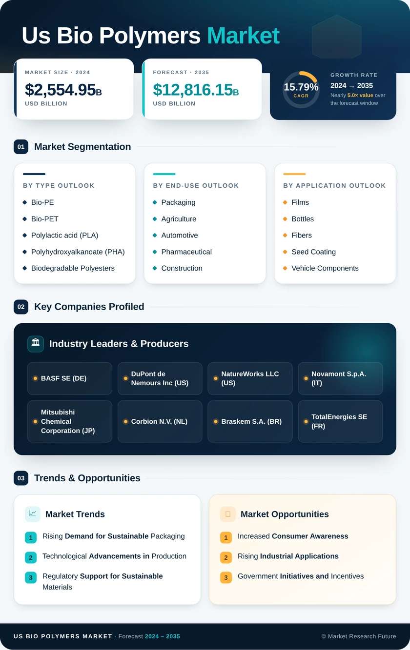 US Bio Polymers Market Infographic