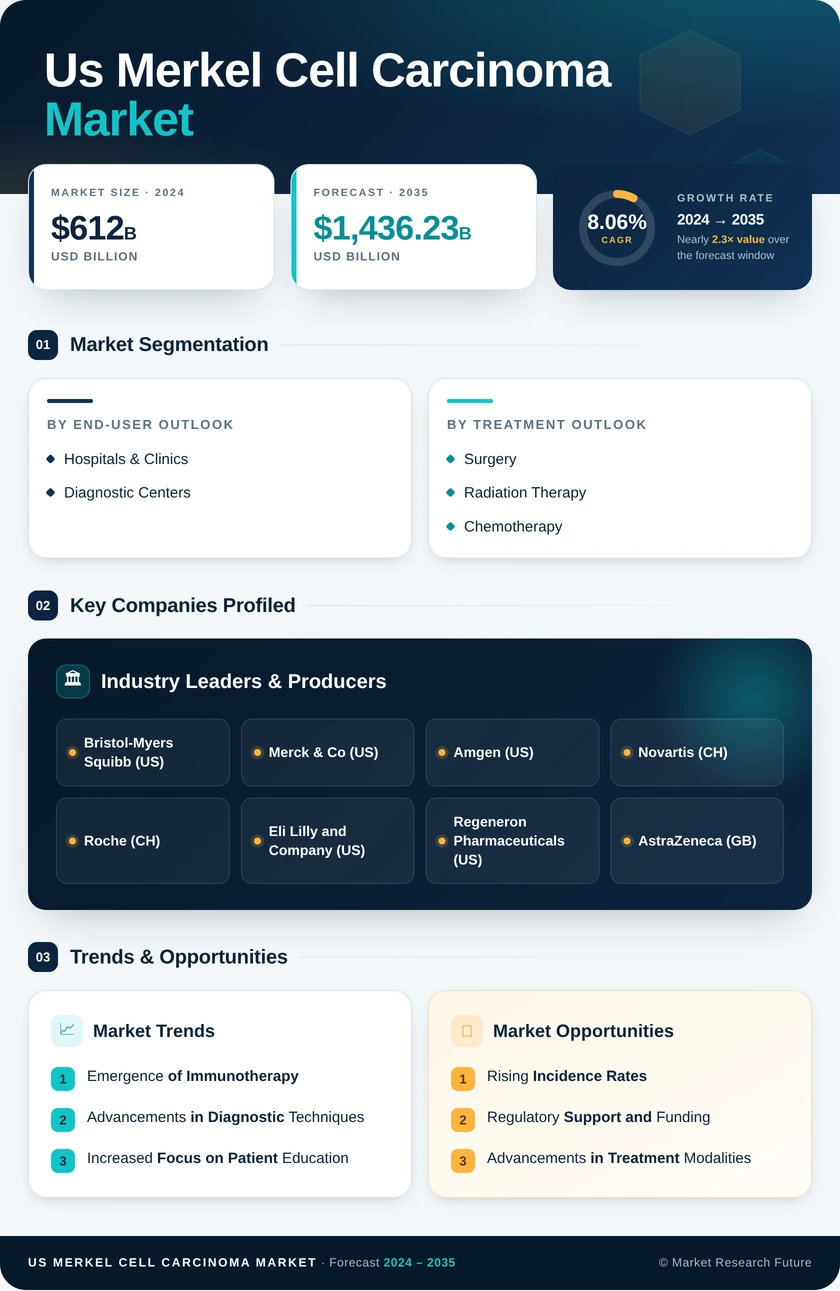 US Merkel Cell Carcinoma Market Infographic