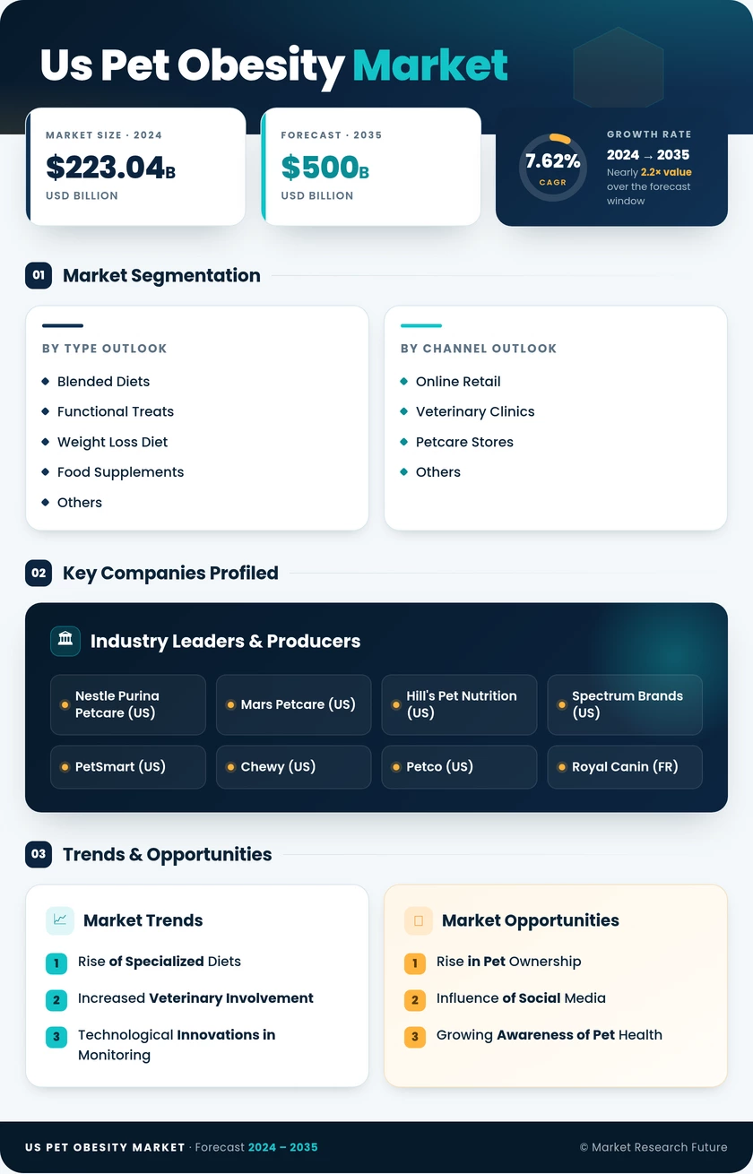 US Pet Obesity Market Infographic