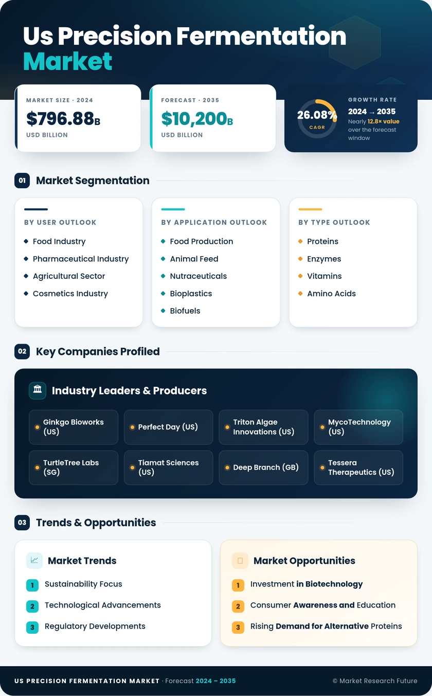 US Precision Fermentation Market Infographic