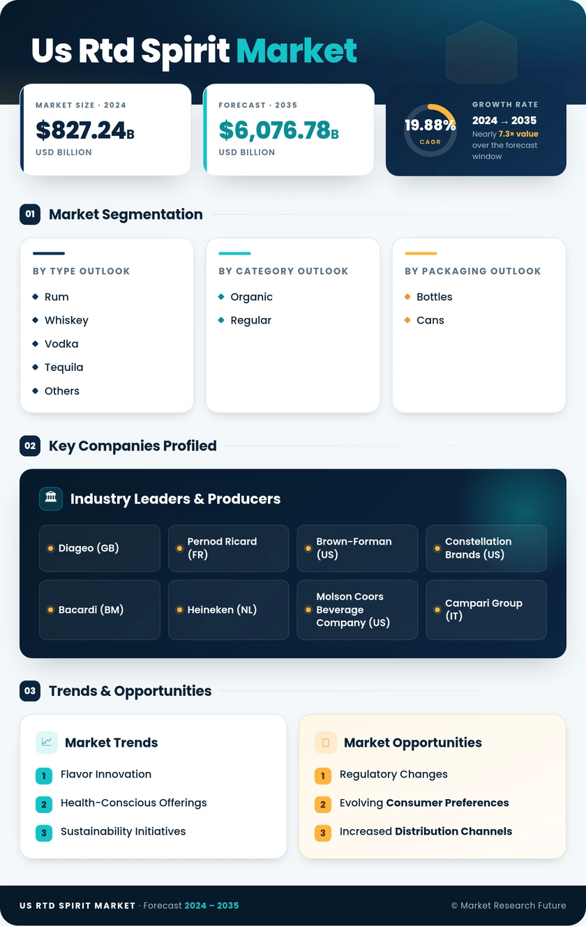 US RTD Spirit Market Infographic