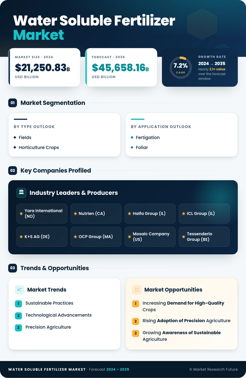 Water Soluble Fertilizer Market Research Report—Global Forecast till 2035 Infographic