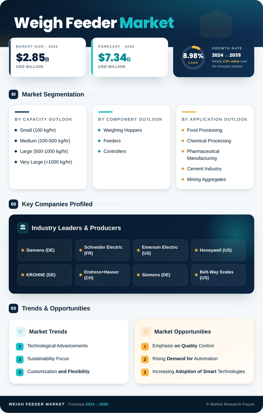 Weigh Feeder Market Research Report- Forecast Till 2035 Infographic