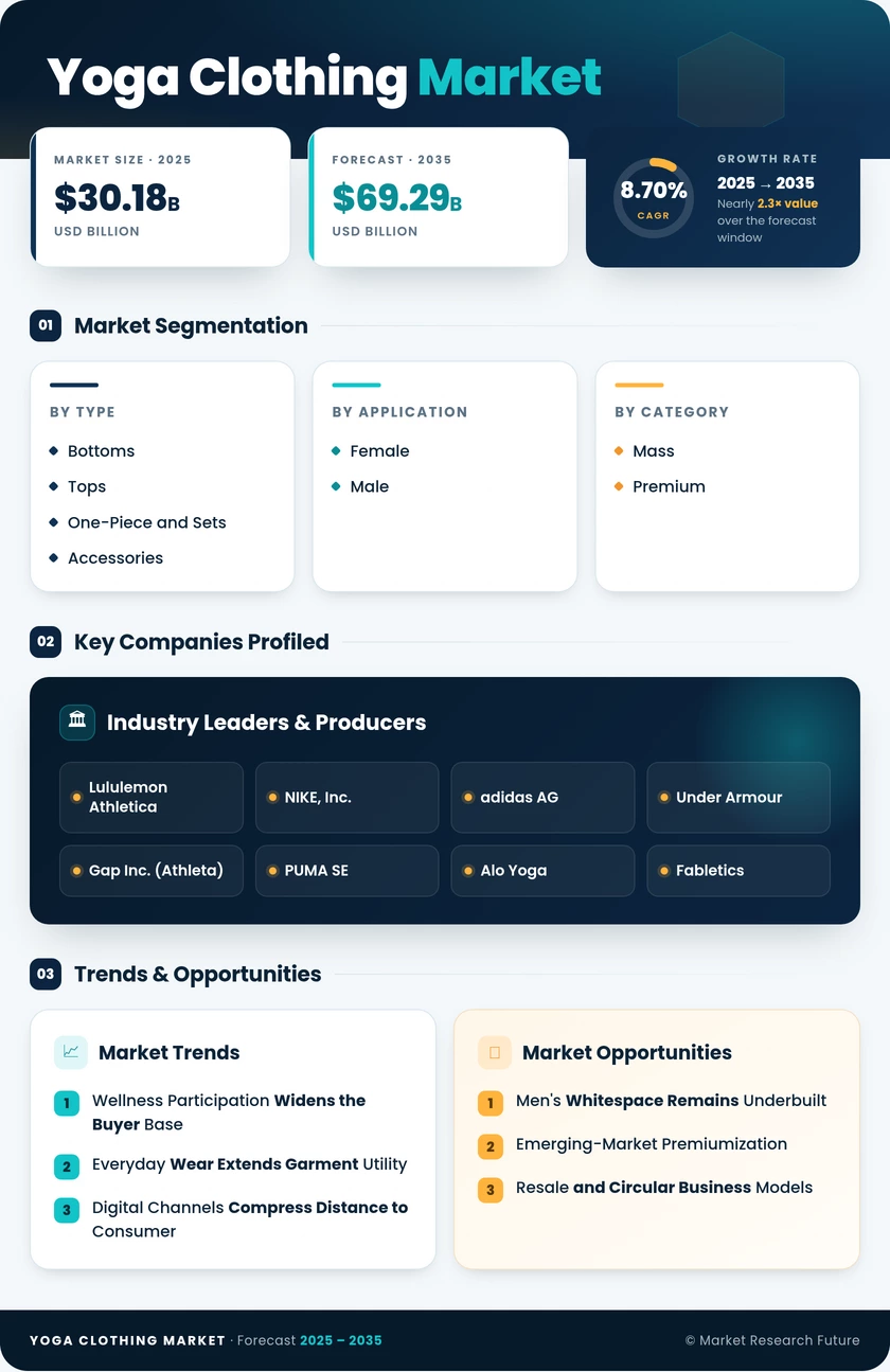Yoga Clothing Market Research Report – Forecast till 2035 Infographic