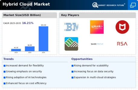 Hybrid Cloud Market Infographic