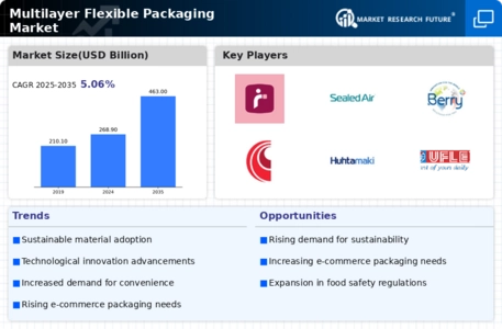 Multilayer Flexible Packaging Market Infographic