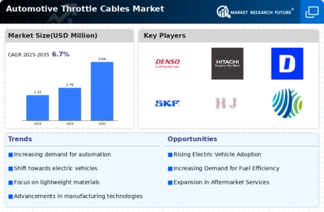 Automotive Throttle Cables Market Infographic