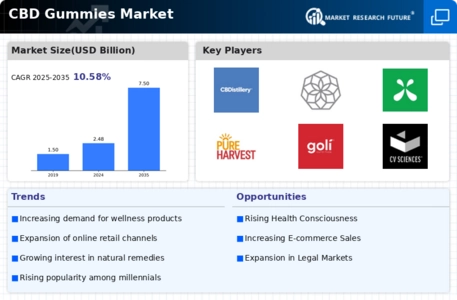 CBD Gummies Market Infographic