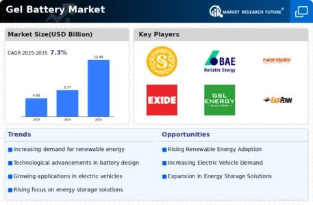Gel Battery Market Infographic
