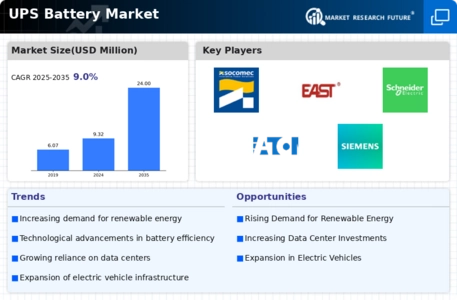 UPS Battery Market Infographic