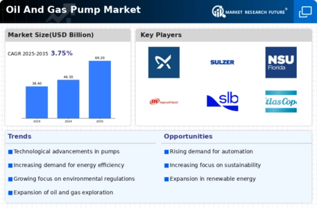 Oil Gas Pump Market Infographic