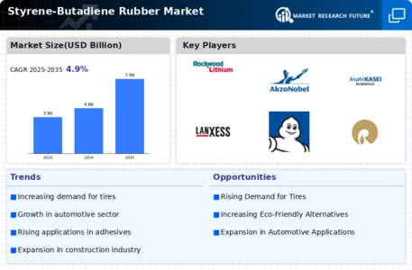 Styrene-Butadiene Rubber market Infographic