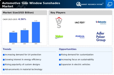 Automotive Side Window Sunshades Market Infographic
