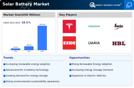 Solar Battery Market Infographic