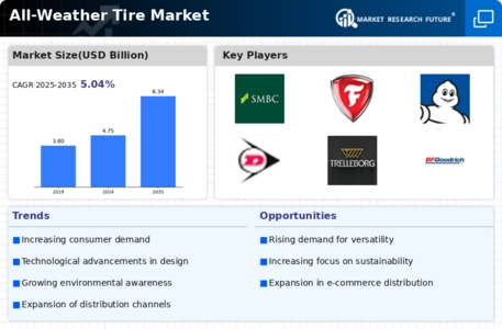 All Weather Tire Market Infographic