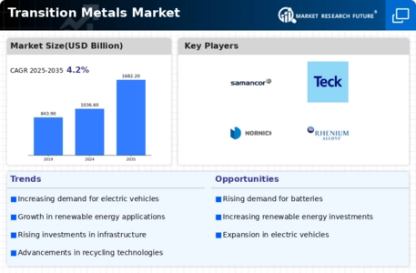 Transition Metals Market Infographic