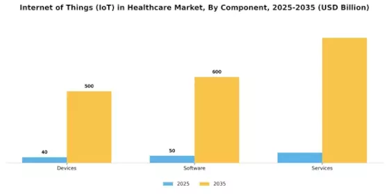 Internet of Things in Healthcare Market Segment Image 1
