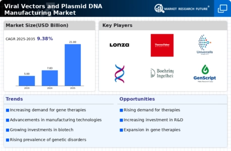 Viral Vectors and Plasmid DNA Manufacturing Market Infographic